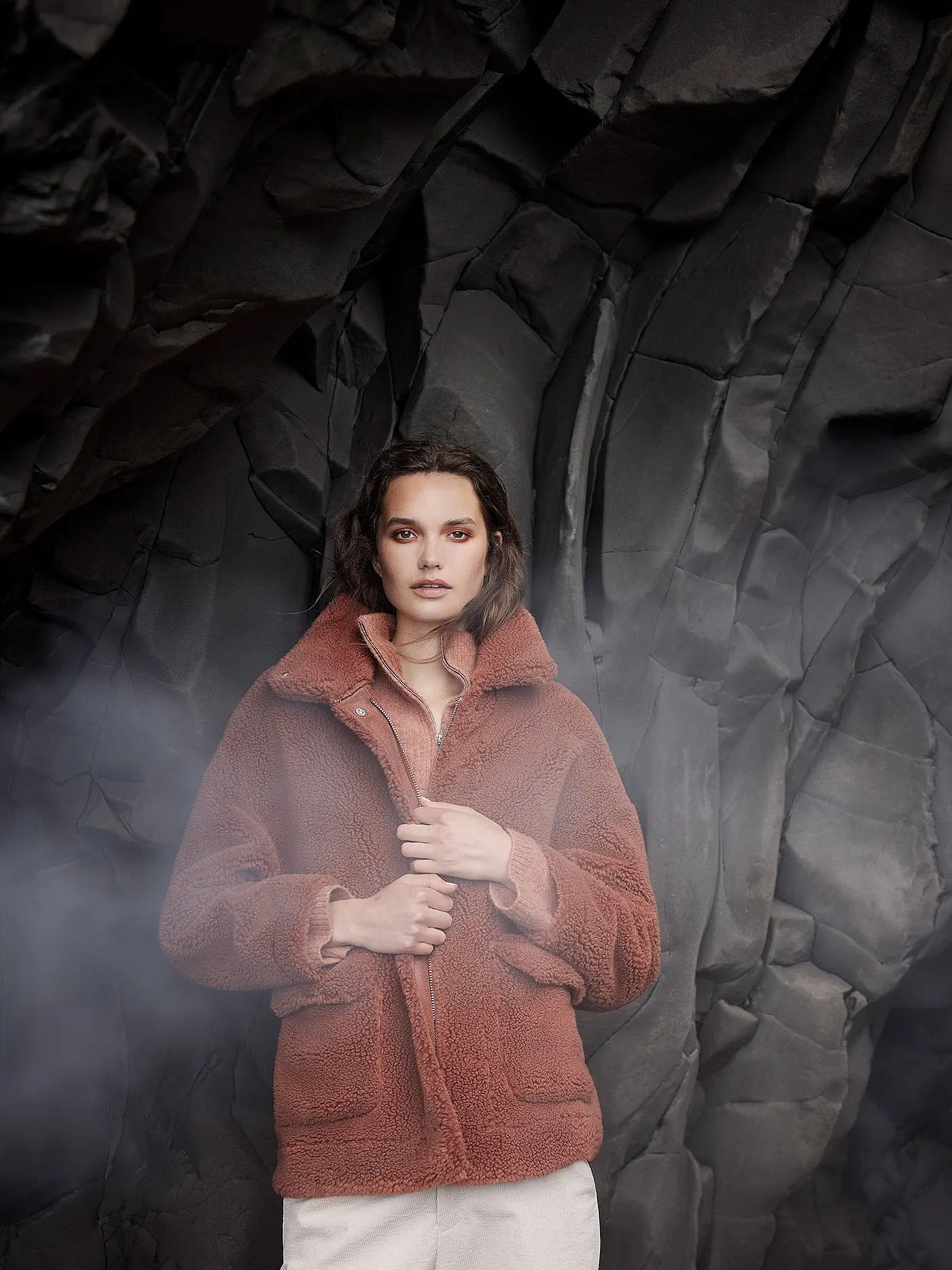JC SOPHIE | Jacke in Felloptik | 